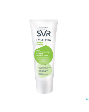 Lysalpha active creme peau acne  tube 40ml