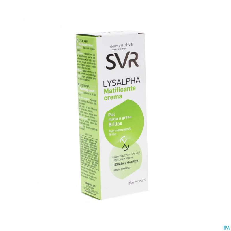 Lysalpha matifiante creme pg-p mixte tube 40ml