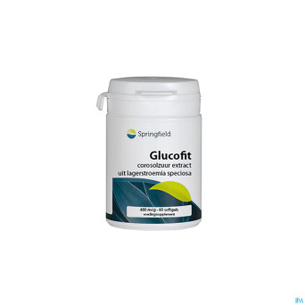 Glucofit corosolic acid 16mg  springf. softgels 60