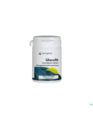 Glucofit corosolic acid 16mg  springf. softgels 60