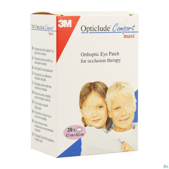 Opticlude 3m comfort maxi    5,7cmx 8cm 20 1648e