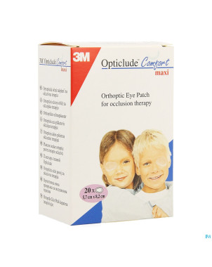 Opticlude 3m comfort maxi    5,7cmx 8cm 20 1648e