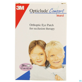 Opticlude 3m comfort maxi    5,7cmx 8cm 20 1648e
