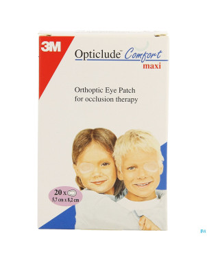 Opticlude 3m comfort maxi    5,7cmx 8cm 20 1648e