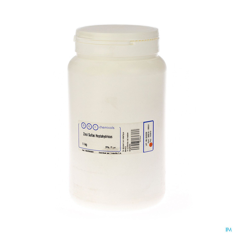 Zinc sulfate de heptahydrate 1kg abc