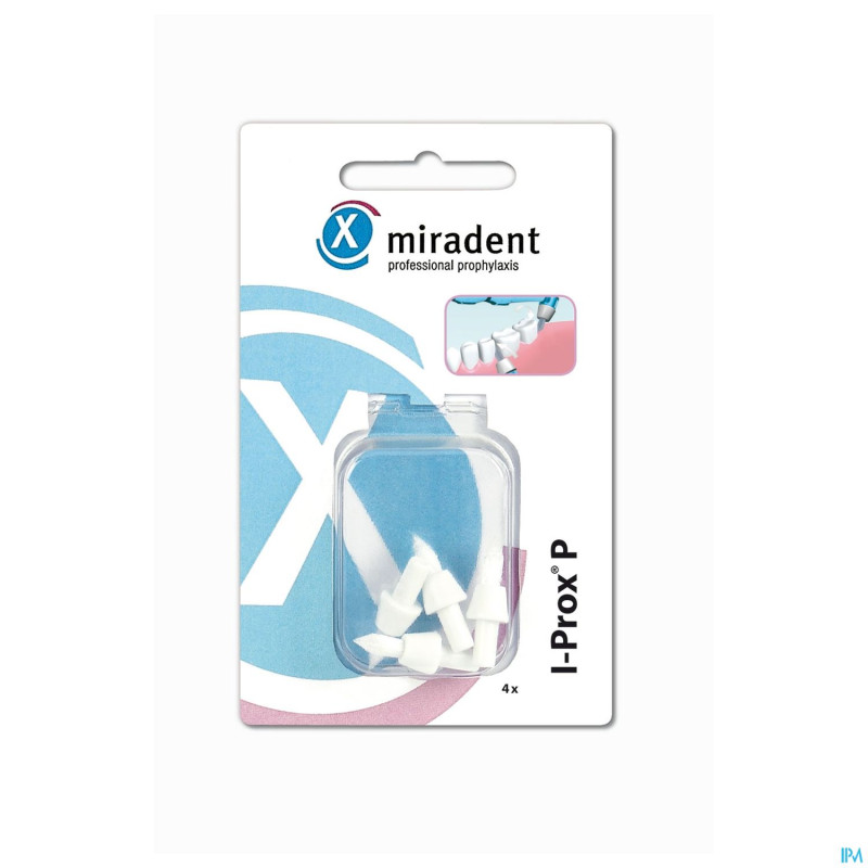 Miradent i-prox p manche de brosse pr silons bleu