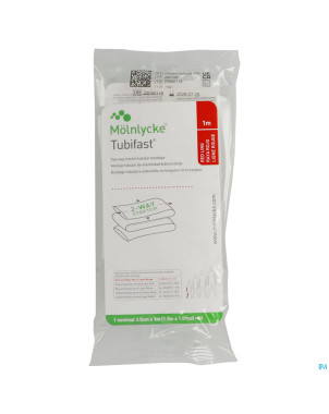 Tubifast rouge   3,50cmx 1m 1 2480