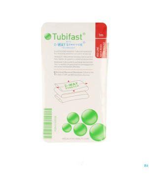 Tubifast rouge   3,50cmx 1m 1 2480