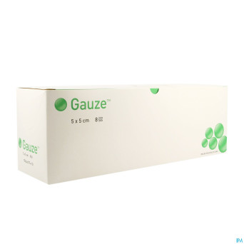 Compresse gaze molnl ster  8c  5,0x 5,0cm 75x2