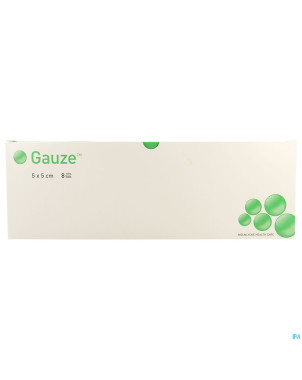 Compresse gaze molnl ster  8c  5,0x 5,0cm 75x2