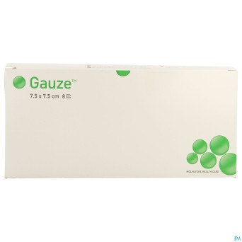 Compresse gaze molnl ster  8c  7,5x 7,5cm 30x5