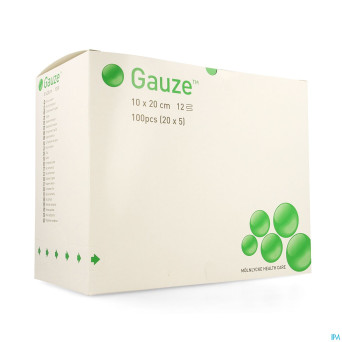 Compresse gaze molnl ster 12c 10,0x20,0cm 20x5