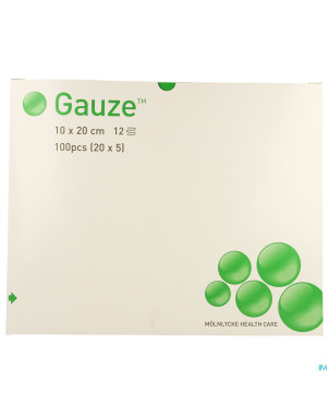 Compresse gaze molnl ster 12c 10,0x20,0cm 20x5