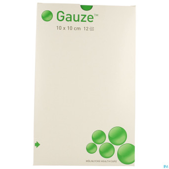 Compresse gaze molnl ster 12c 10,0x10,0cm 24x5