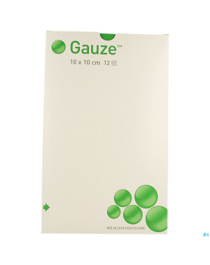 Compresse gaze molnl ster 12c 10,0x10,0cm 24x5