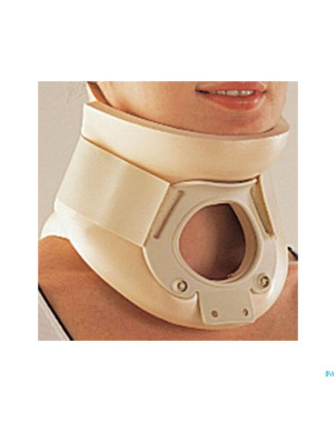 Ortel c4 rigid coll.cerv+ouverture h8,25cm ecru t1