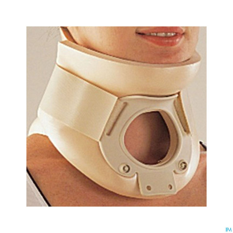 Ortel c4 rigid coll.cerv+ouverture h8,25cm ecru t3