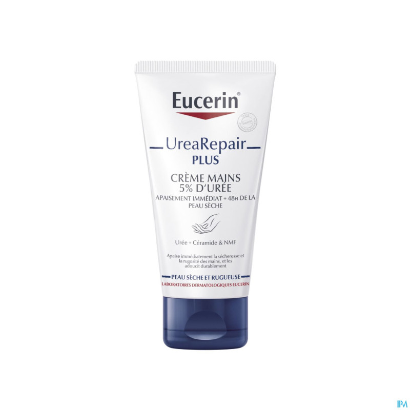 Eucerin urearepair plus creme mains 5% uree 75ml
