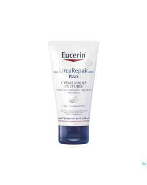 Eucerin urearepair plus creme mains 5% uree 75ml