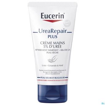 Eucerin urearepair plus creme mains 5% uree 75ml