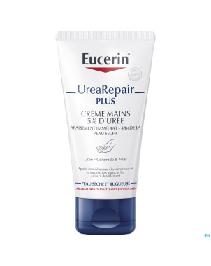 Eucerin urearepair plus creme mains 5% uree 75ml