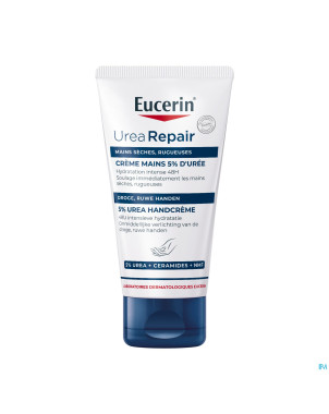 Eucerin urearepair plus creme mains 5% uree 75ml