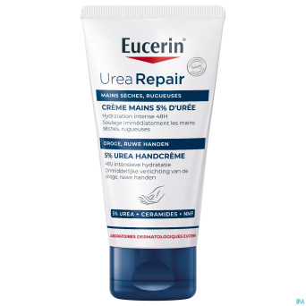 Eucerin urearepair plus creme mains 5% uree 75ml