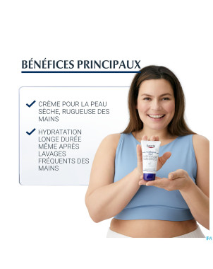Eucerin urearepair plus creme mains 5% uree 75ml