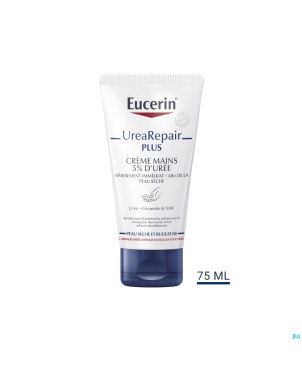 Eucerin urearepair plus creme mains 5% uree 75ml