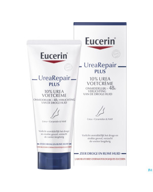 Eucerin urearepair plus creme pieds 10% uree 100ml