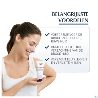 Eucerin urearepair plus creme pieds 10% uree 100ml