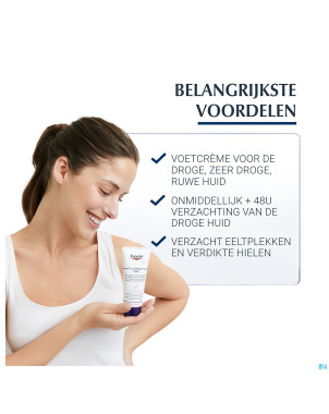 Eucerin urearepair plus creme pieds 10% uree 100ml