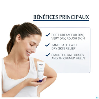Eucerin urearepair plus creme pieds 10% uree 100ml