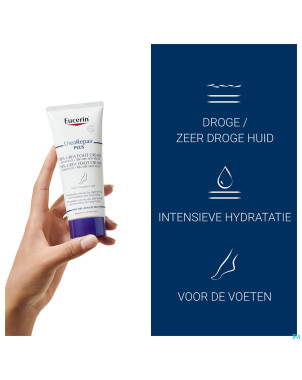 Eucerin urearepair plus creme pieds 10% uree 100ml