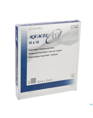 Aquacel ag pans hydrofiber ster  15x15cm  3 403709