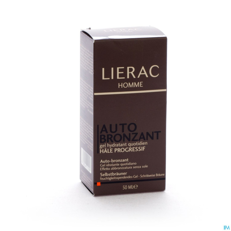 Lierac homme autobronzant gel hydratant tube  50ml