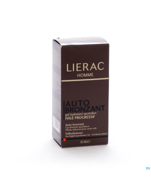 Lierac homme autobronzant gel hydratant tube  50ml