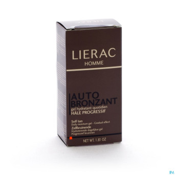 Lierac homme autobronzant gel hydratant tube  50ml