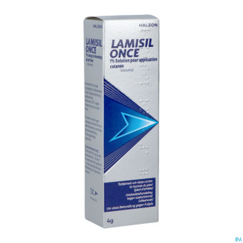 Lamisil once 1 % sol usage cutane 4 g
