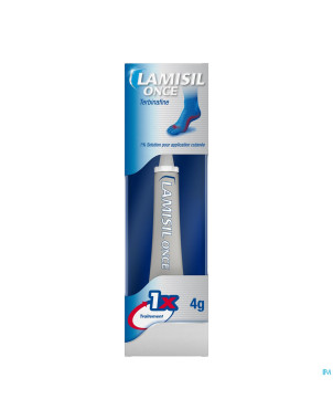 Lamisil once 1 % sol usage cutane 4 g