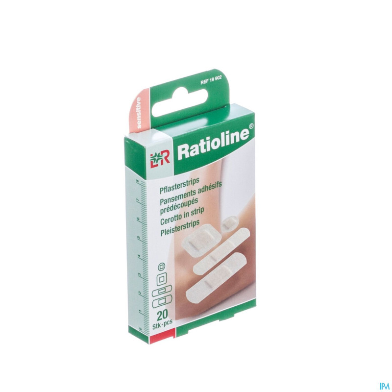 Ratioline sensitive pansement strips    20 19902