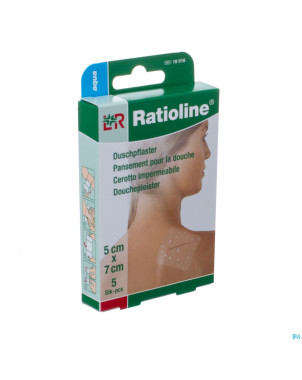 Ratioline aqua pans douche n/st    5x 7cm  5 19916