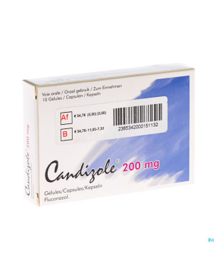 Candizole caps 10 x 200 mg