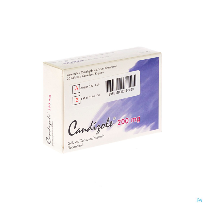 Candizole caps 20 x 200 mg