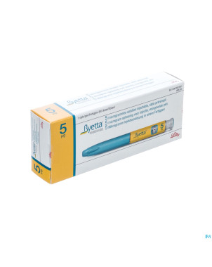 Byetta  5 ug sol inj ser pre rempl