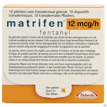 Matrifen 12 ug/h  disp transderm 10