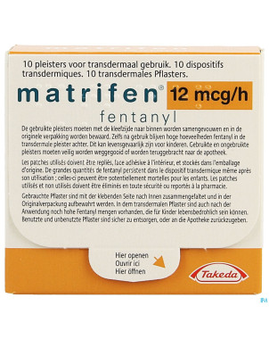 Matrifen 12 ug/h  disp transderm 10