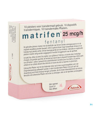 Matrifen 25 ug/h  disp transderm 10