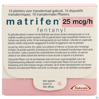 Matrifen 25 ug/h  disp transderm 10