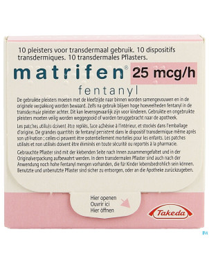 Matrifen 25 ug/h  disp transderm 10